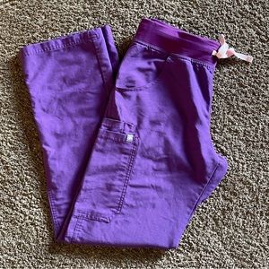 FIGS Ultra Violet Kade cargo scrub pants